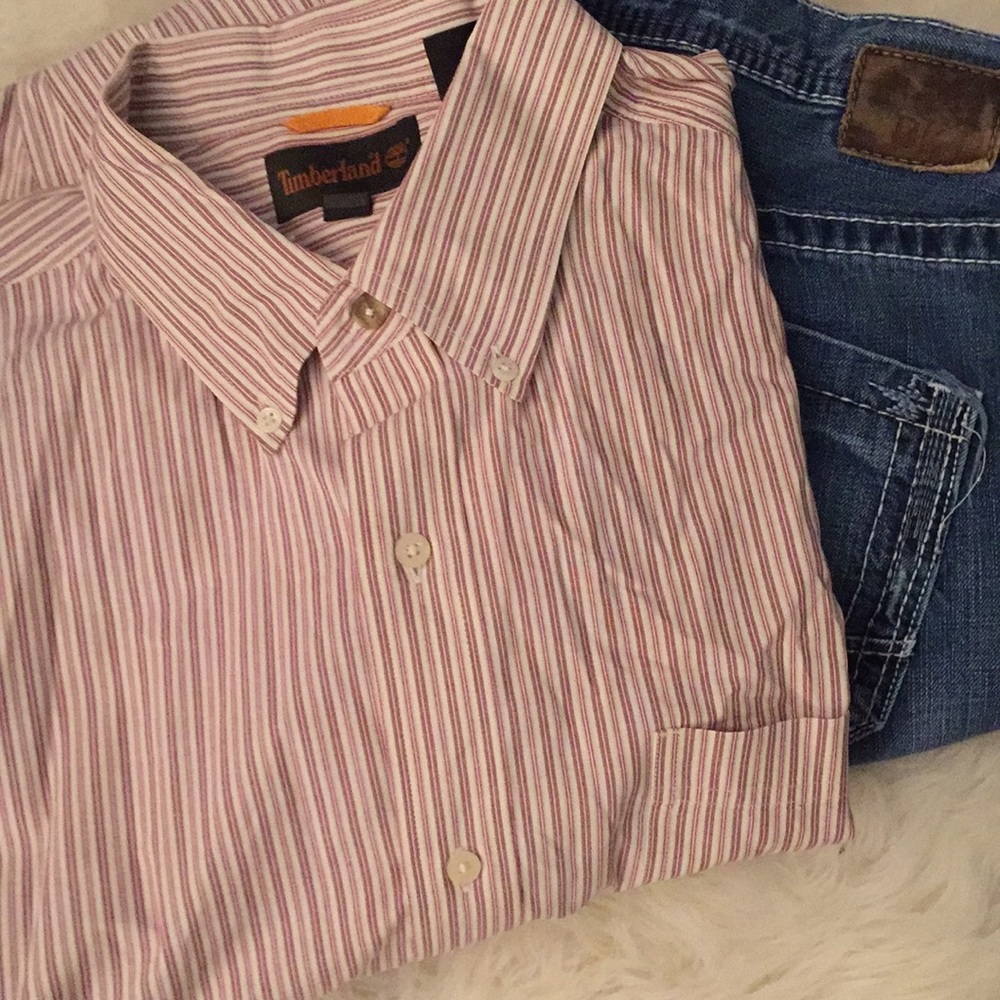 MENS Timberland Button Down - Picture 2 of 8